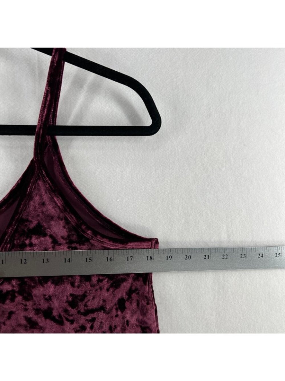 Victoria's Secret Pink Cami Tank Top Womens Size L Sleepwear Sleeveless Burgundy - Picture 9 of 10